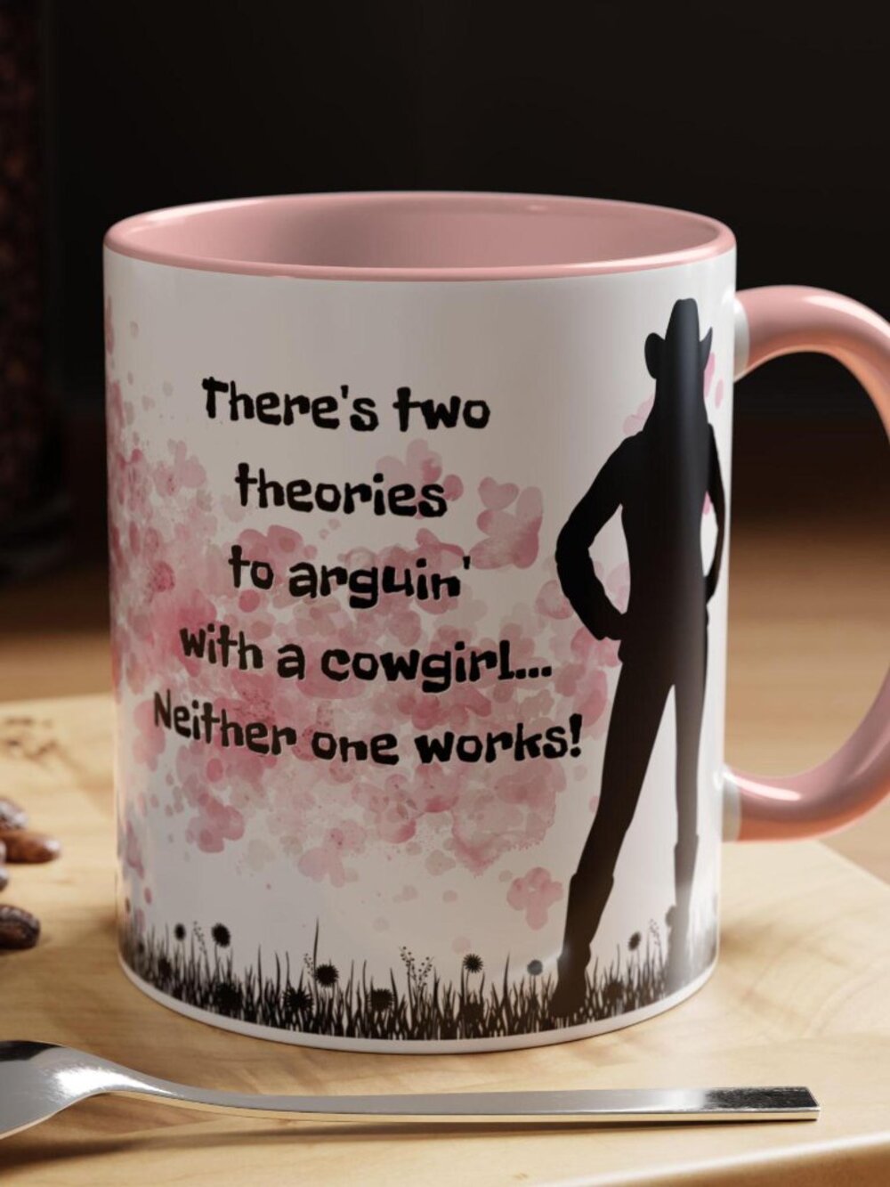 STRONG COWGIRL - Cowboy Wisdom Ceramic Mug, Horse Lover Gift, Cowgirl Gift